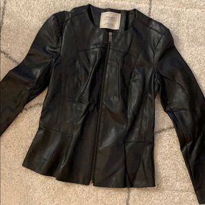 Zara leather jacket
